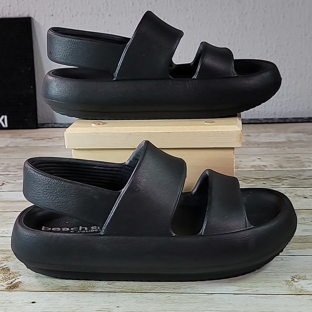 Beach Slides J/Slides - Spark - EVA - Size 6.5 - 7‎  Black